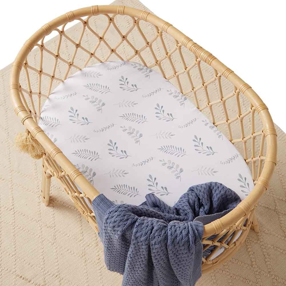 Spring Floral Organic Bassinet Sheet / Change Pad Cover