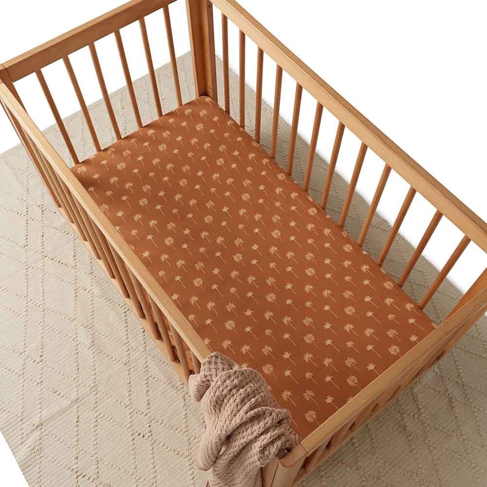 Snuggle Hunny Kids - Fitted Cot Sheet - Bronze