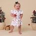 Gingerbread Short Sleeve Organic Dress | Snuggle Hunny