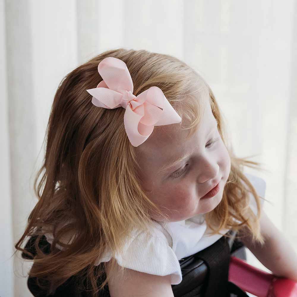 Babyhug Hair Pins And Clips with Bow Applique Free Size Pack of 5 - Multicolour main image 1
