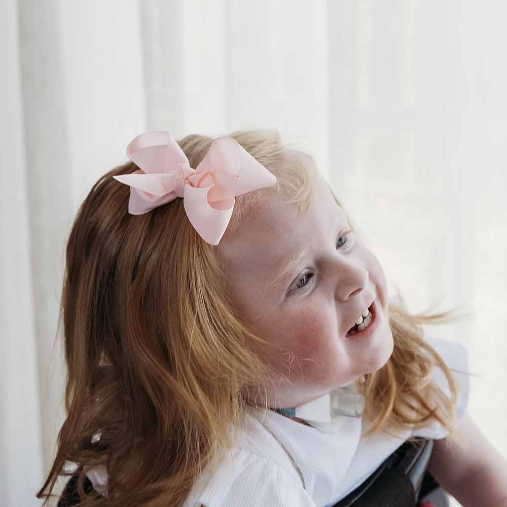 Babyhug Hair Pins And Clips with Bow Applique Free Size Pack of 5 - Multicolour