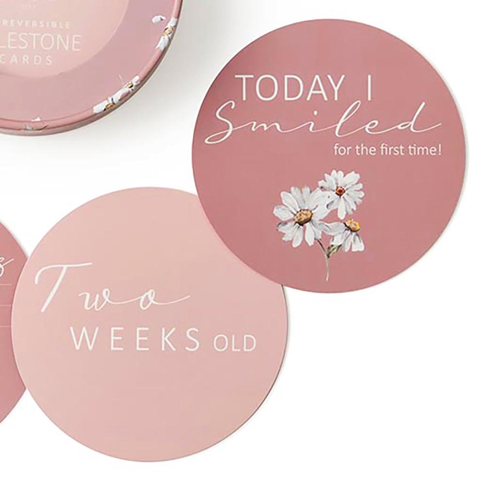Sienna & Pink Sand Reversible Milestone Cards