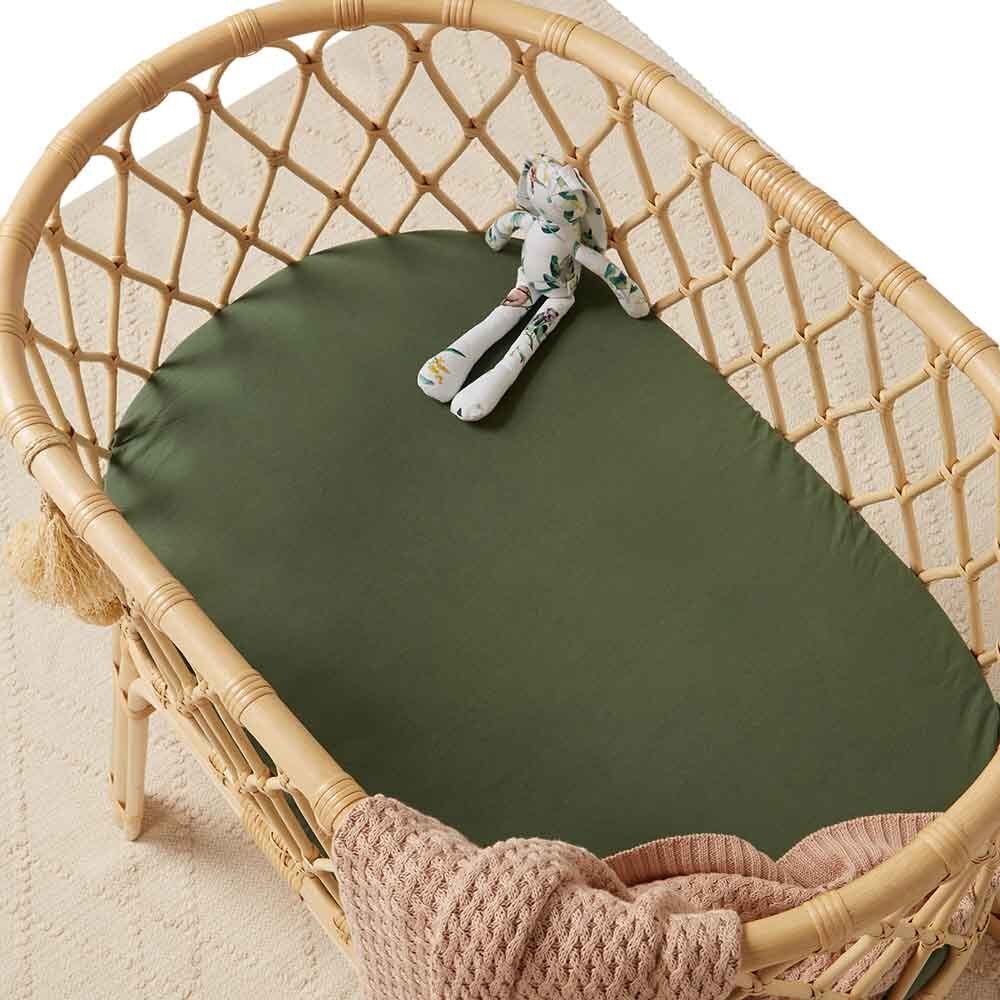 Bears Organic Bassinet Sheet / Change Pad Cover