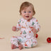 Prancer & Friends Organic Snugglesuit Convertible Romper | Snuggle Hunny
