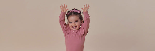 Jewel Pink Organic Cotton Rib