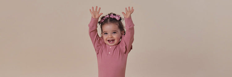 Jewel Pink Organic Cotton Rib