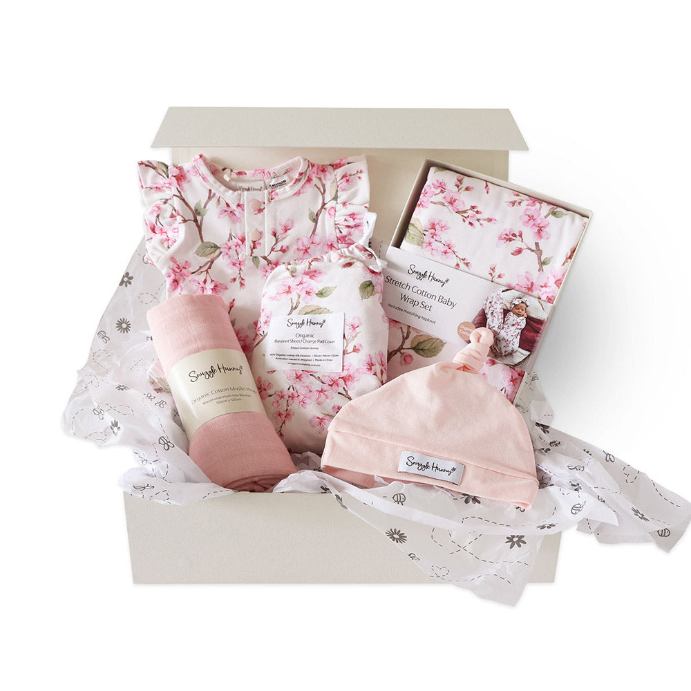 Deluxe Newborn Gift Hamper - Cherry Blossom - View 1