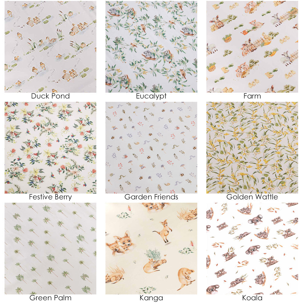 2 Pack Fitted Organic Cot & Bassinet Sheet / Change Pad Cover - View 4