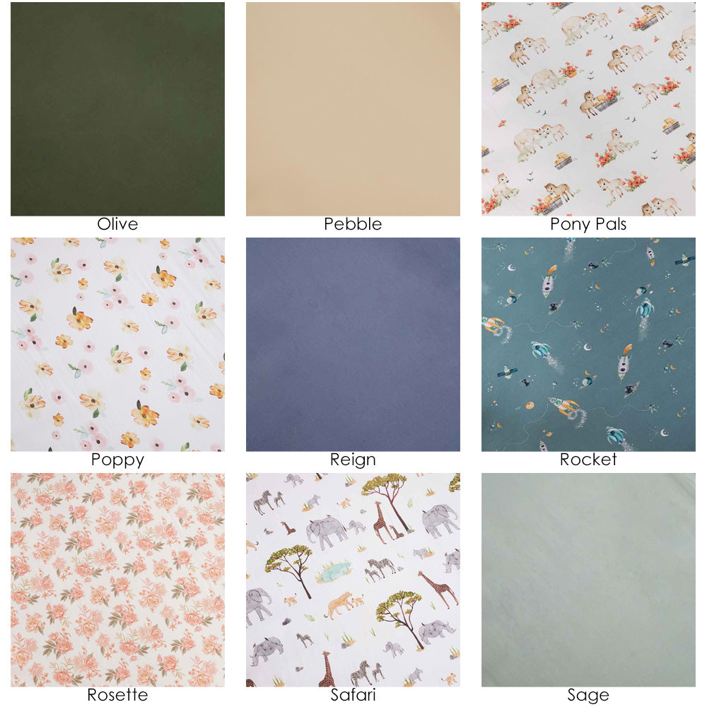 2 Pack Fitted Organic Cot & Bassinet Sheet / Change Pad Cover - View 6