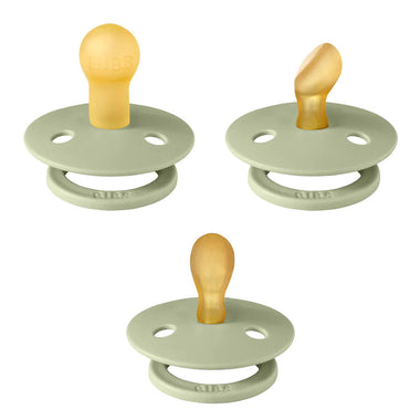 BIBS Try-It-Collection Dummies 3 Pack - Sage-Snuggle Hunny