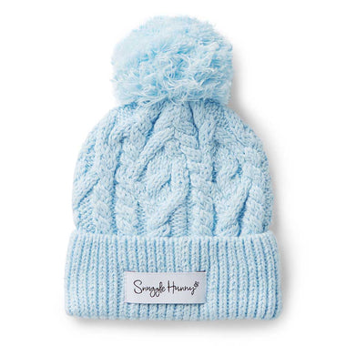 Baby Blue Organic Baby Knit Beanie | Snuggle Hunny