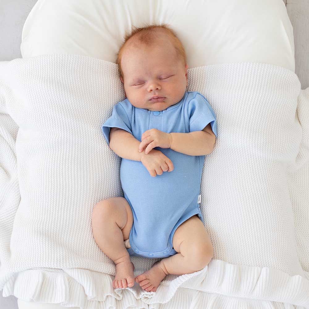 Bluebell Short Sleeve Organic Bodysuit - View 9