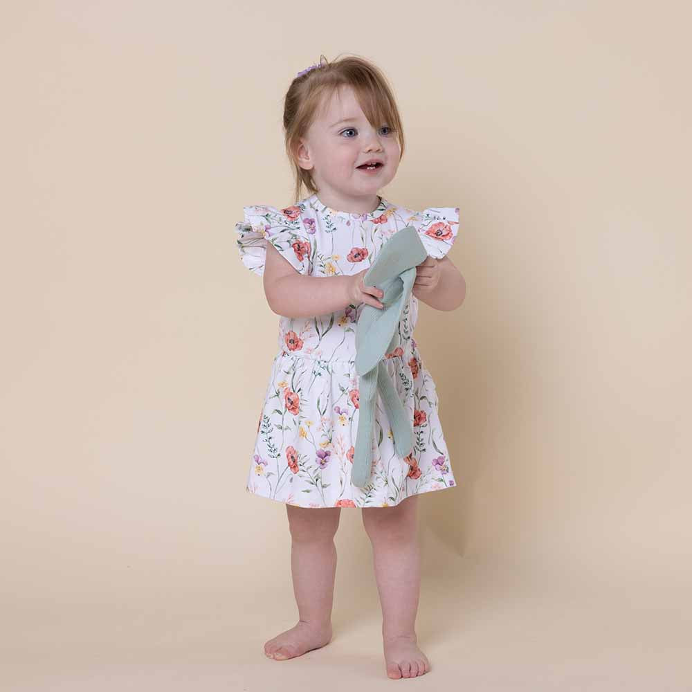 Meadow Short Sleeve Organic Dress - View 9