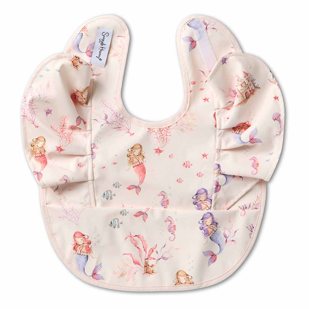 Mermaid Frill Snuggle Bib - View 2