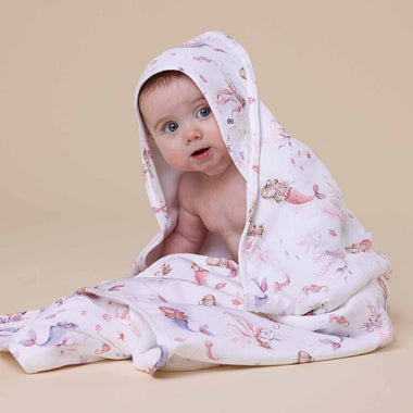 Mermaid Organic Hooded Towel | Snuggle Hunny