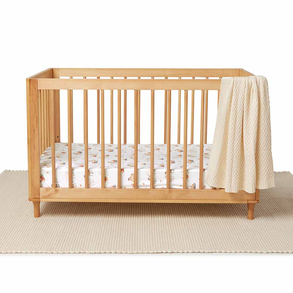 Pony Pals Organic Fitted Cot Sheet - View 4