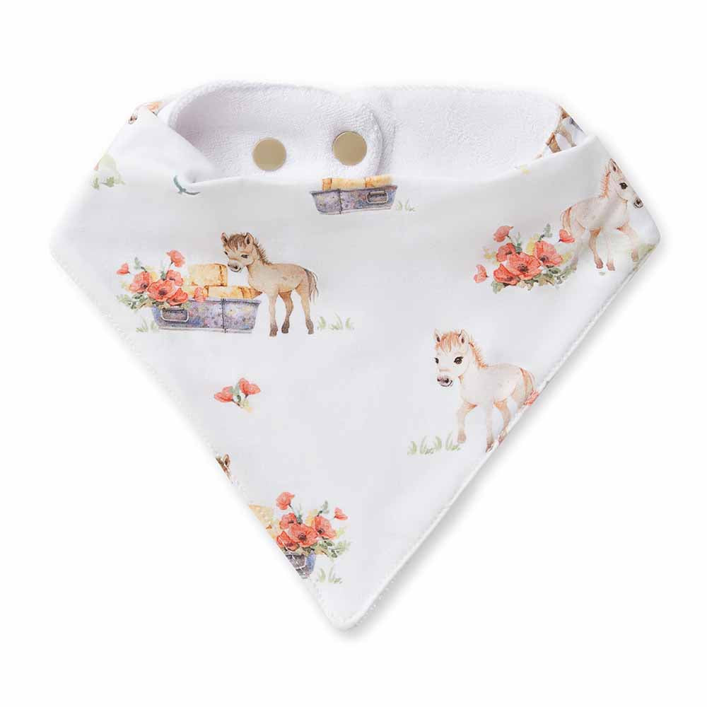 Pony Pals Organic Dribble Bib - View 2