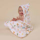 Beach Fun Organic Hooded Baby Towel - Thumbnail 1