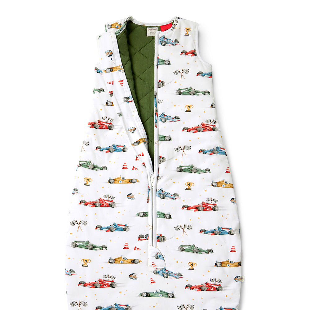 Little Racers Organic Sleeping Bag 2.5 TOG - View 2