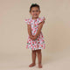 Strawberry Short Sleeve Organic Dress - Thumbnail 14