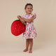 Strawberry Short Sleeve Organic Dress - Thumbnail 8