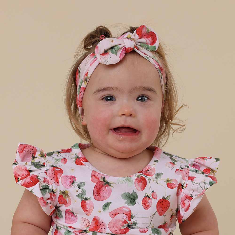 Strawberry Organic Topknot - View 3