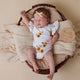 Sunflower Short Sleeve Organic Bodysuit with Frill - Thumbnail 4