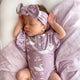 Swan Lake Short Sleeve Organic Bodysuit with Frill - Thumbnail 12