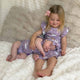 Swan Lake Short Sleeve Organic Bodysuit with Frill - Thumbnail 16