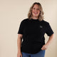 Snuggle Hunny Adult Unisex T-Shirt - Black - Thumbnail 4