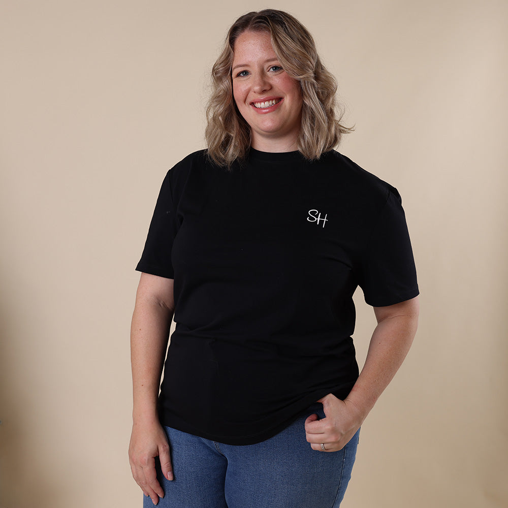 Snuggle Hunny Adult Unisex T-Shirt - Black - View 3