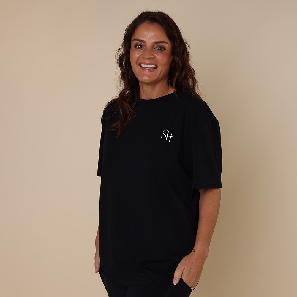 Snuggle Hunny Adult Unisex T-Shirt - Black - View 1