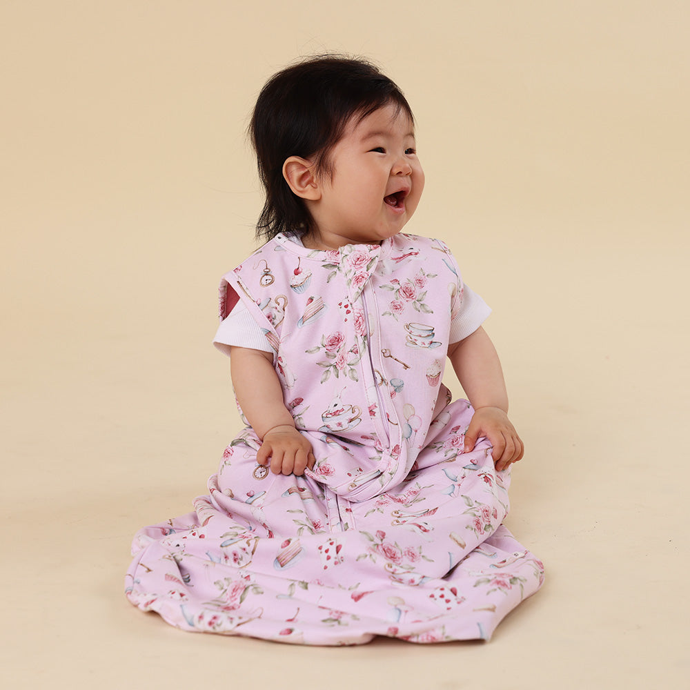 Alice's Tea Party Organic Sleeping Bag 1.0 TOG - View 5