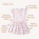 Alice’s Tea Party Short Sleeve Organic Dress - Thumbnail 7