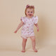 Alice's Tea Party Organic Short Sleeve Top with Frill - Thumbnail 3
