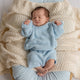 Baby Blue Oversized Cotton Knit Jumper - Thumbnail 14