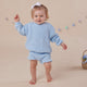 Baby Blue Oversized Cotton Knit Jumper - Thumbnail 10