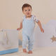 Baby Blue Organic Joey Overalls - Thumbnail 8