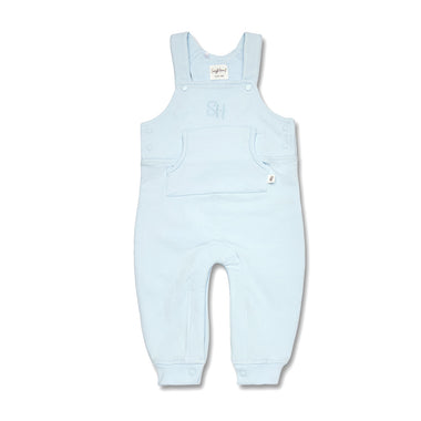 Baby Blue Organic Joey Overalls | Snuggle Hunny