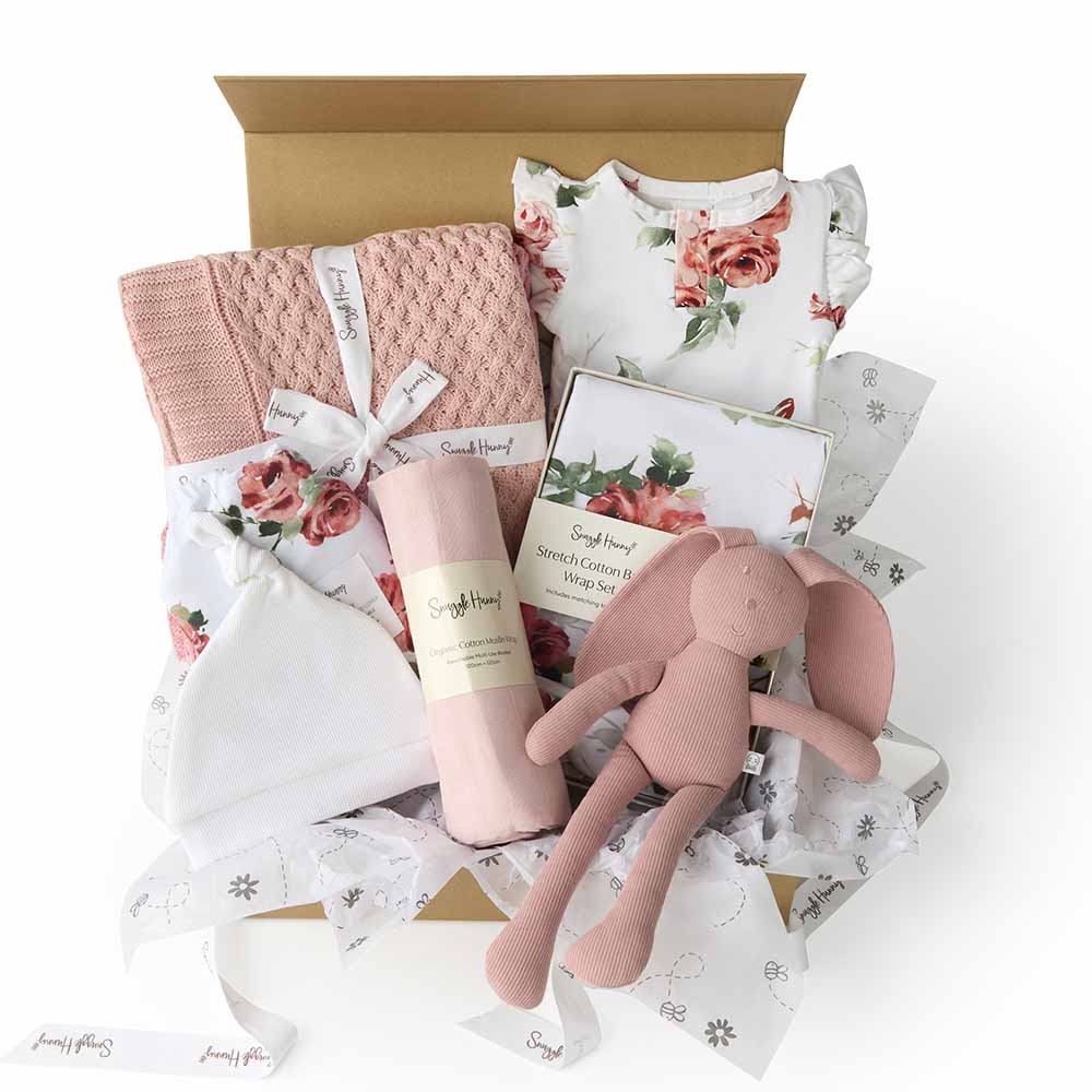 Luxury Newborn Gift Hamper - Rosebud - View 1