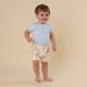 Baby Blue Short Sleeve Organic Bodysuit - Thumbnail 6