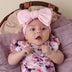 Baby Pink Organic Oversized Bow | Snuggle Hunny