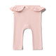 Baby Pink Organic Pants with Frill - Thumbnail 7