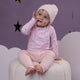 Baby Pink Organic Pants with Frill - Thumbnail 5