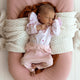 Baby Pink Organic Pants with Frill - Thumbnail 9