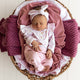 Baby Pink Organic Pants with Frill - Thumbnail 6
