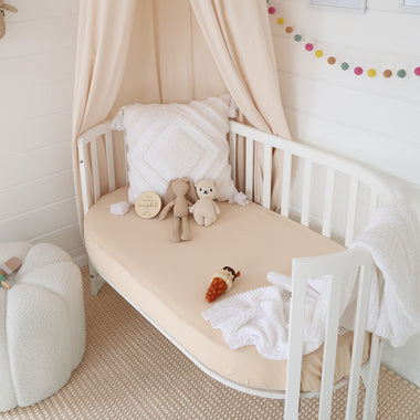 Babyccino Organic Fitted Cot Sheet | Snuggle Hunny