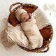 Babyccino Organic Jersey Wrap & Beanie Set - Thumbnail 2