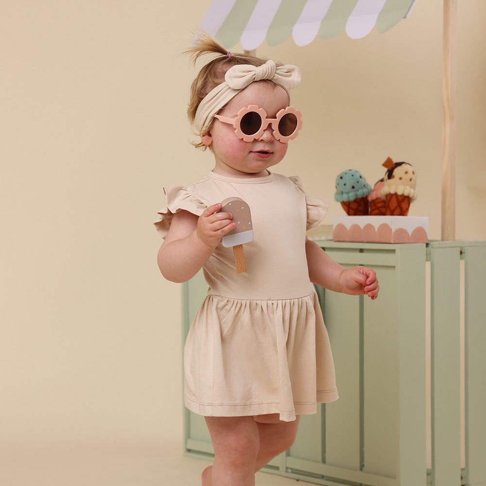 Babyccino Short Sleeve Organic Dress - View 4