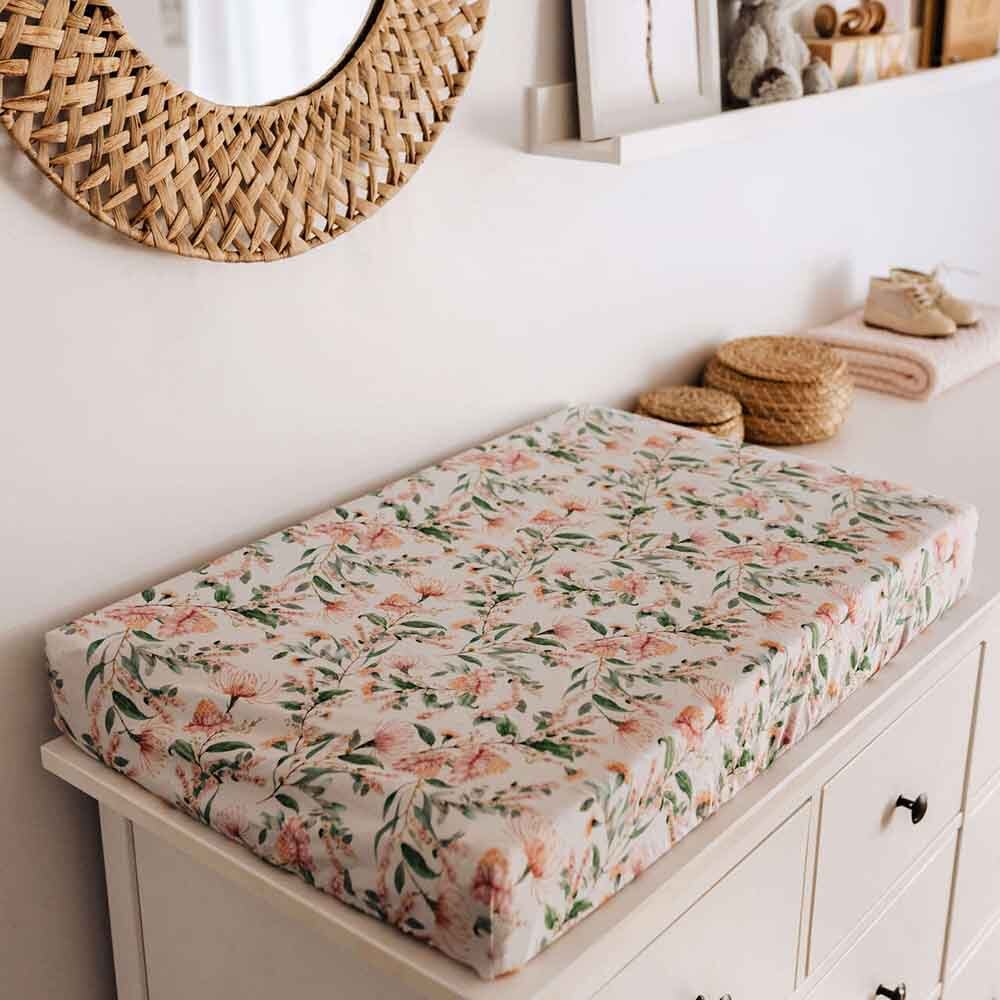 Black Friday Exclusive - Wattle Bassinet Sheet / Change Pad Cover - View 8